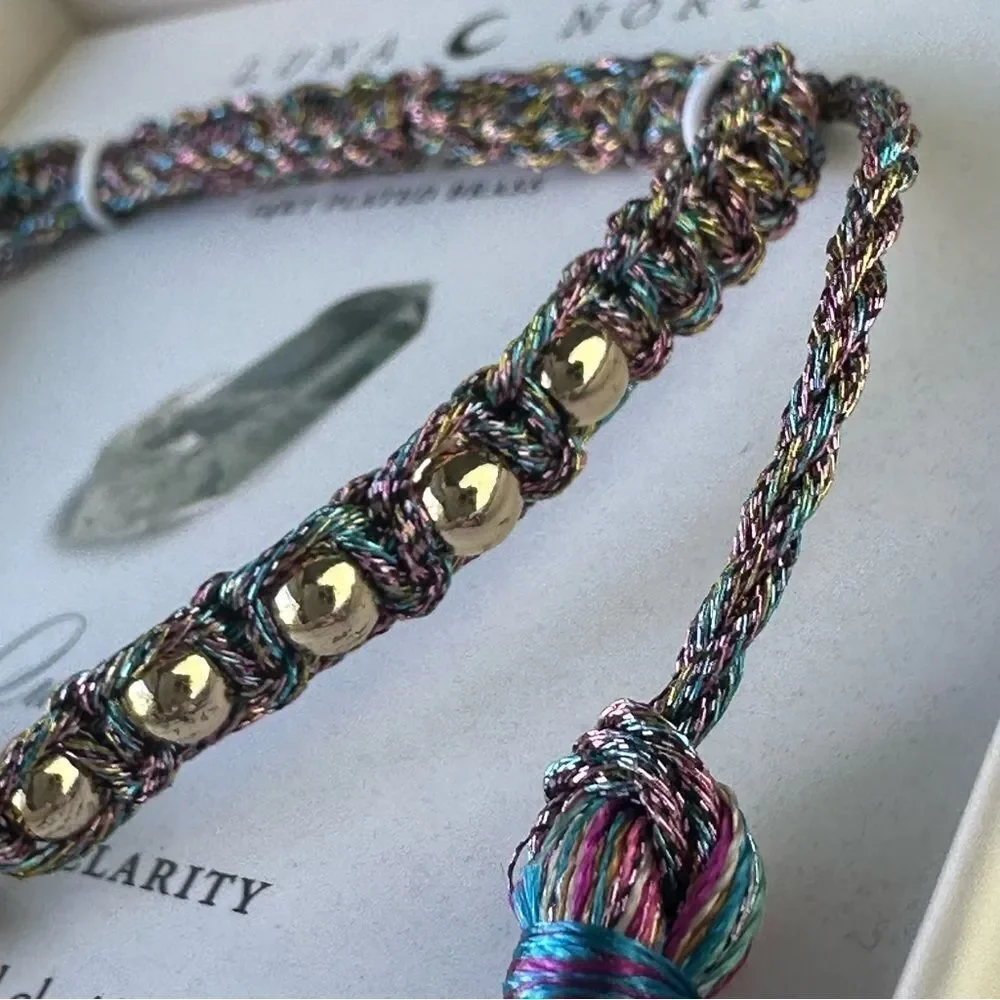 New Luna Norte Quartz 14k Plated Brass Bracelet